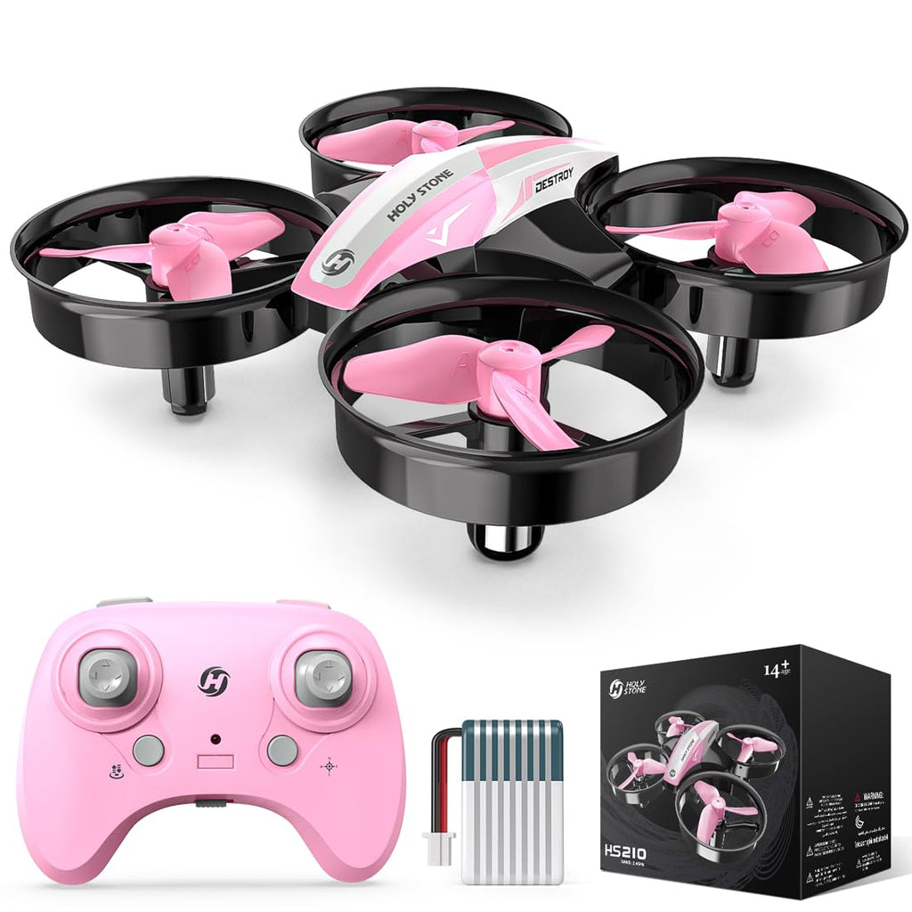 Holy Stone Mini Drone for Kids and Beginners RC Nano Quadcopter Indoor Small Helicopter Plane with Auto Hovering, 3D Flip, Headless Mode and 3 Batteries, Great Gift Toy for Boys and Girls