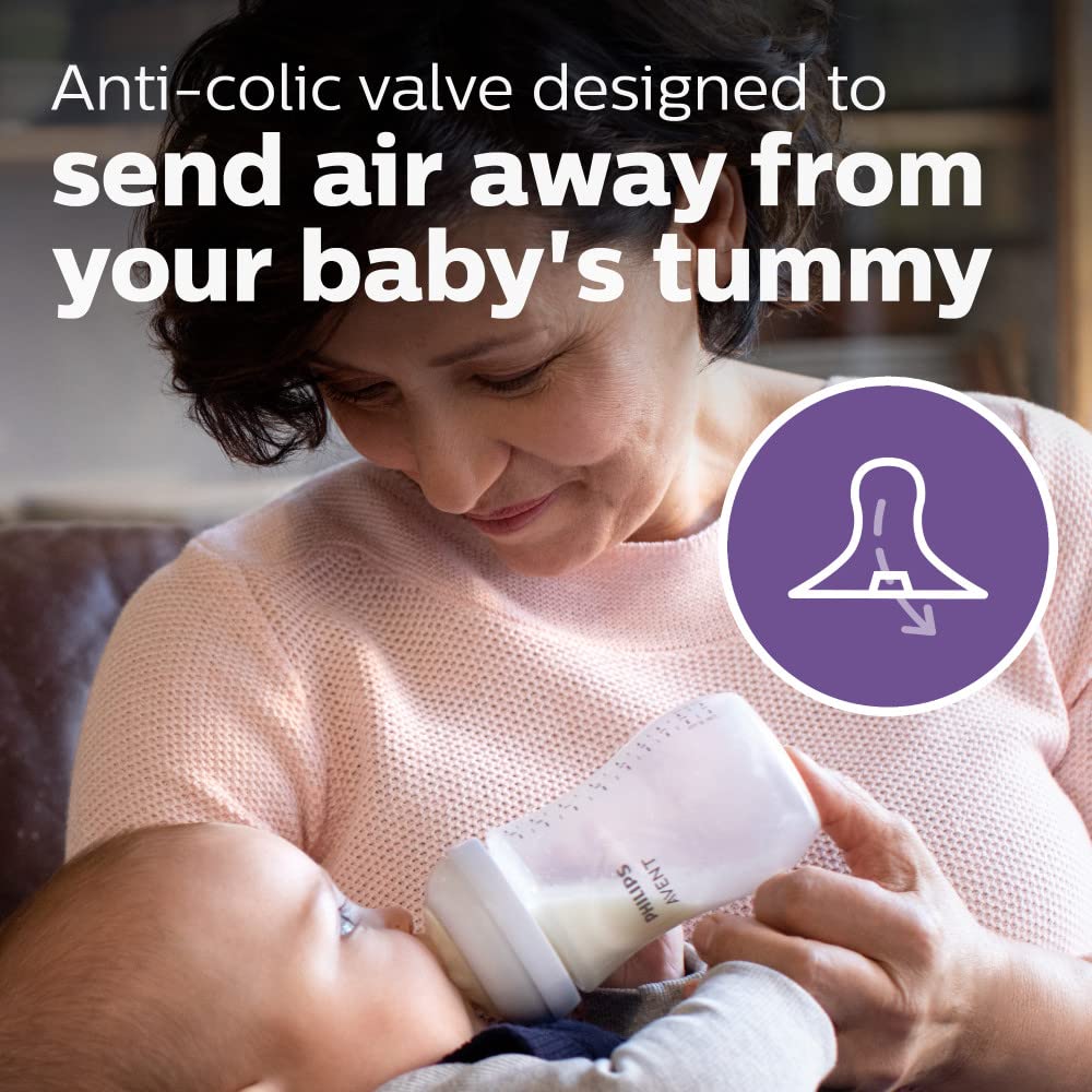 Philips Avent Natural Response Nipples, Extra Fast Flow (Flow 5), 6m+, 4-pack, SCY965/44