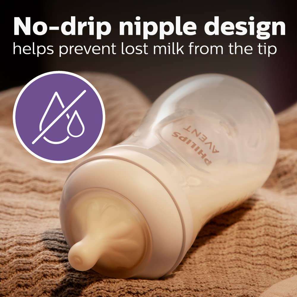 Philips Avent Natural Response Nipples, Extra Fast Flow (Flow 5), 6m+, 4-pack, SCY965/44