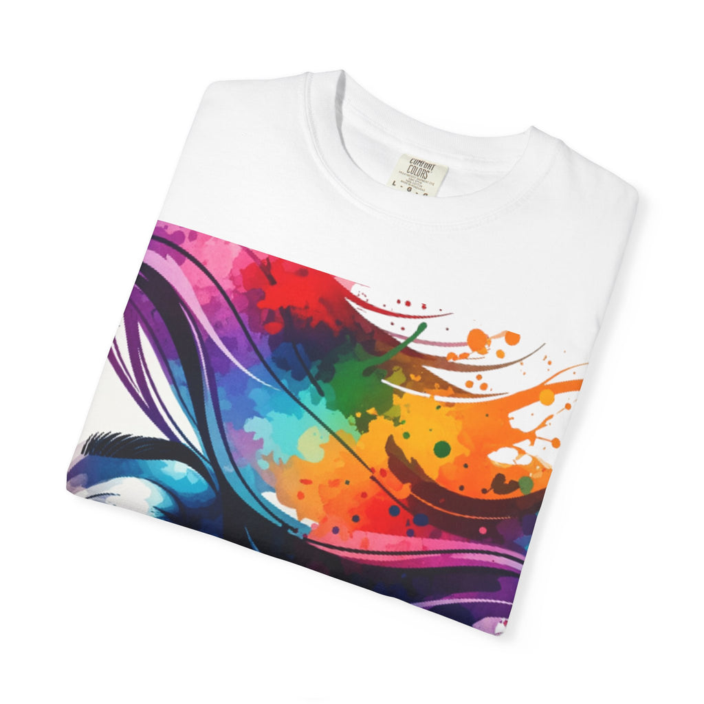 Vibrant Artistic T-Shirt for Creative Souls, Unisex Graphic Tee, Colorful Art Apparel, Perfect Gift for Art Lovers, Summer Fashion