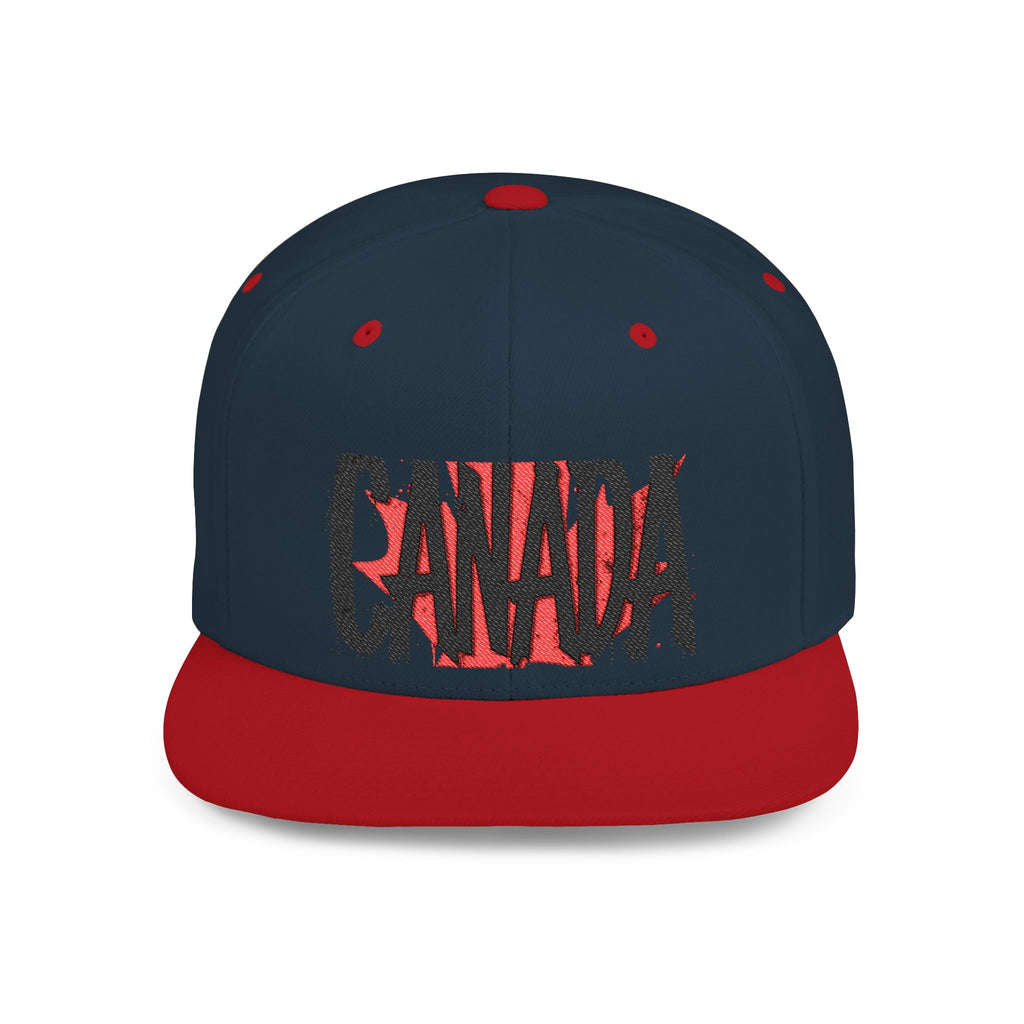 Canada Flat Bill Snapback Cap, Trendy Canada Hat, Stylish Gift, casquette