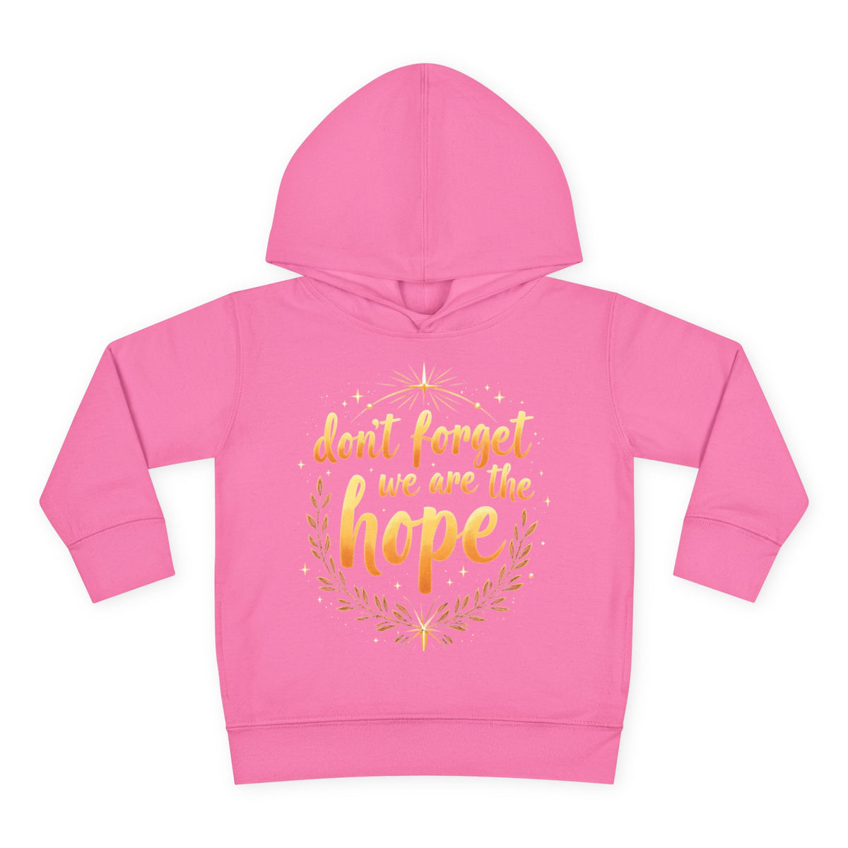 Hopeful Toddler Pullover Fleece Hoodie, Cute Youth Sweatshirt, Inspirational Kids Gear, Cozy Children’s Apparel, Perfect Gift for Birthdays