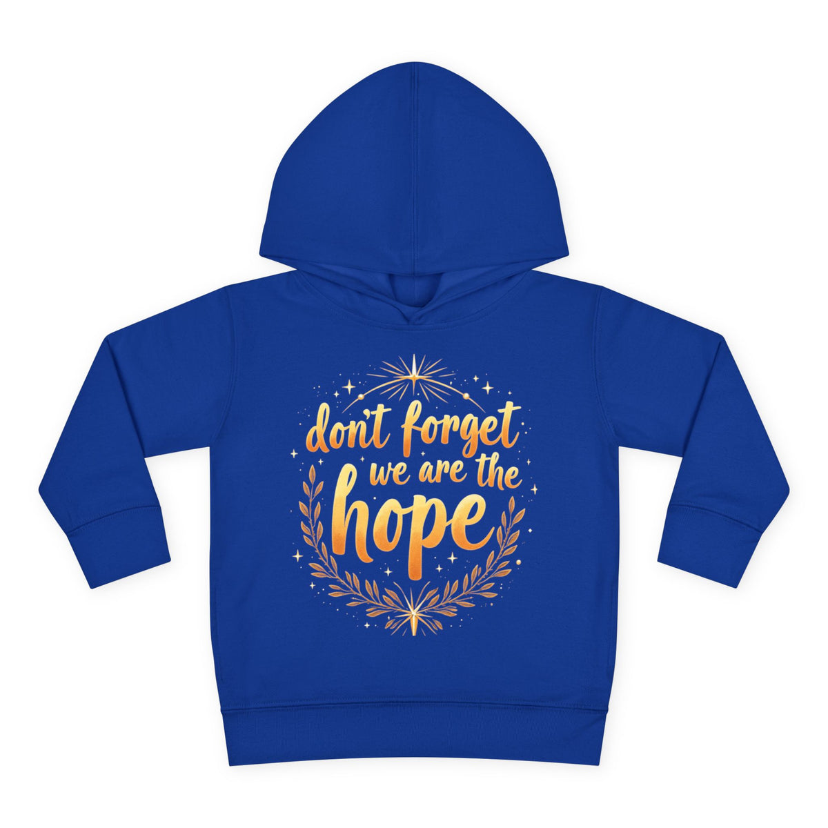 Hopeful Toddler Pullover Fleece Hoodie, Cute Youth Sweatshirt, Inspirational Kids Gear, Cozy Children’s Apparel, Perfect Gift for Birthdays