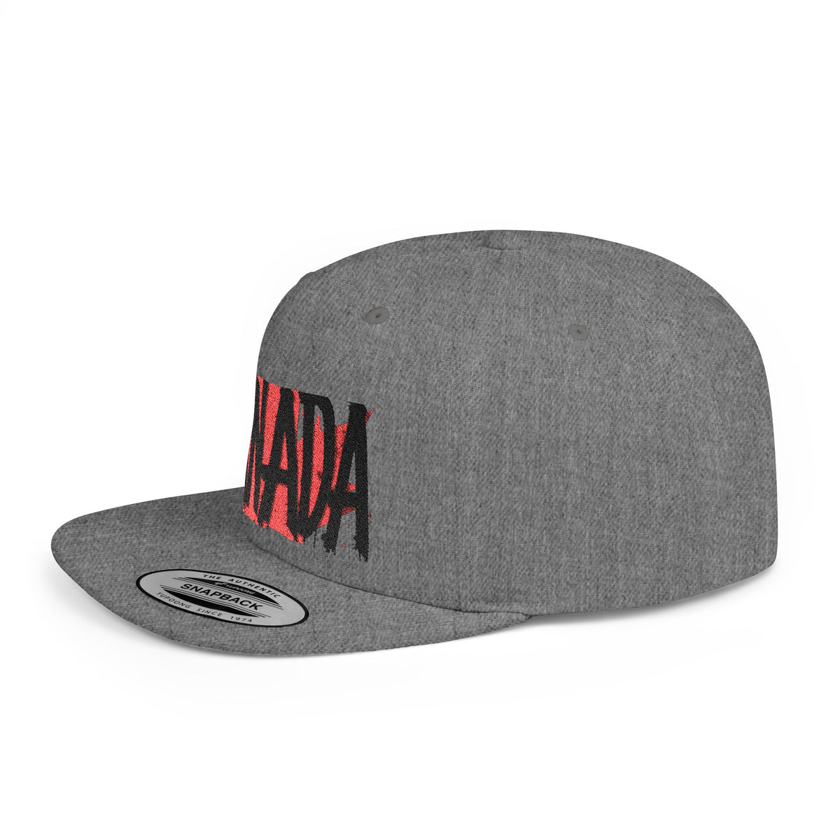 Canada Flat Bill Snapback Cap, Trendy Canada Hat, Stylish Gift, casquette