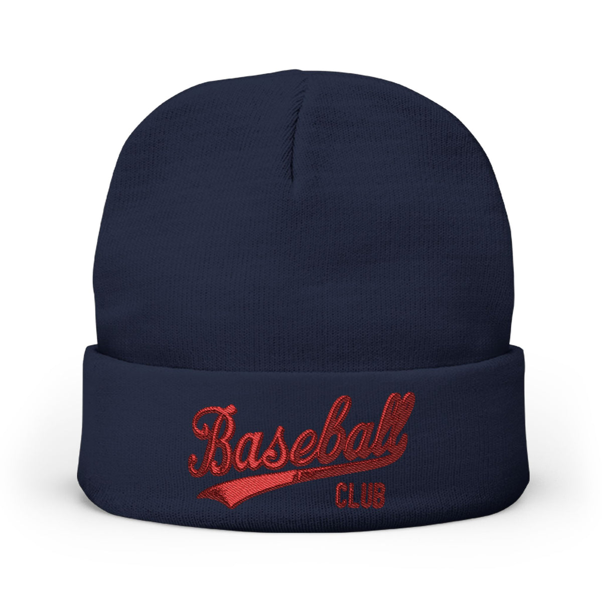 Stylish Knit Beanie with Baseball Club Embroidery | Cozy Cap for Sports Lovers, Winter Accessory, Perfect Gift