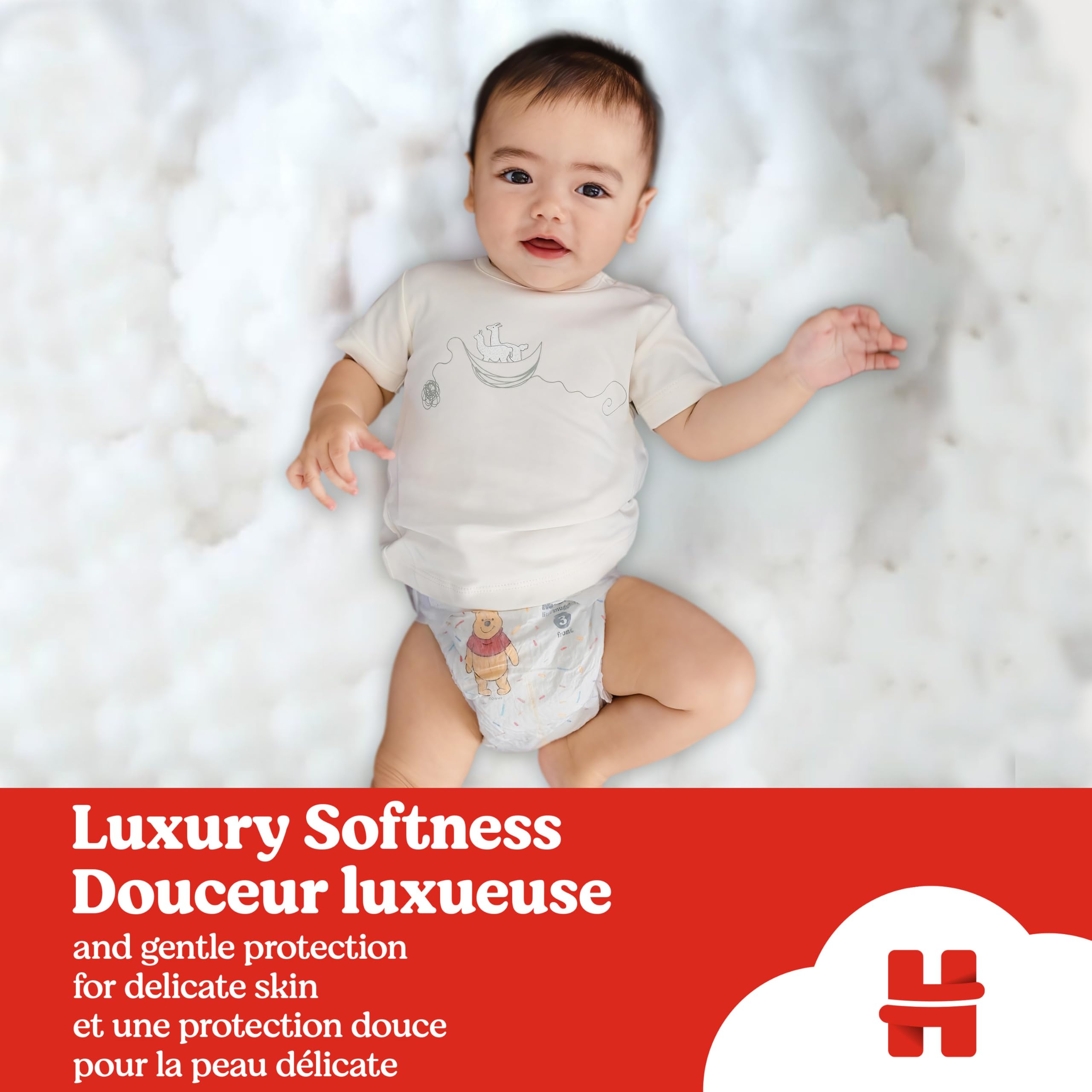 HUGGIES Newborn Diapers - HUGGIES Little Snugglers Disposable Baby Diapers, 84ct, Giga Pack