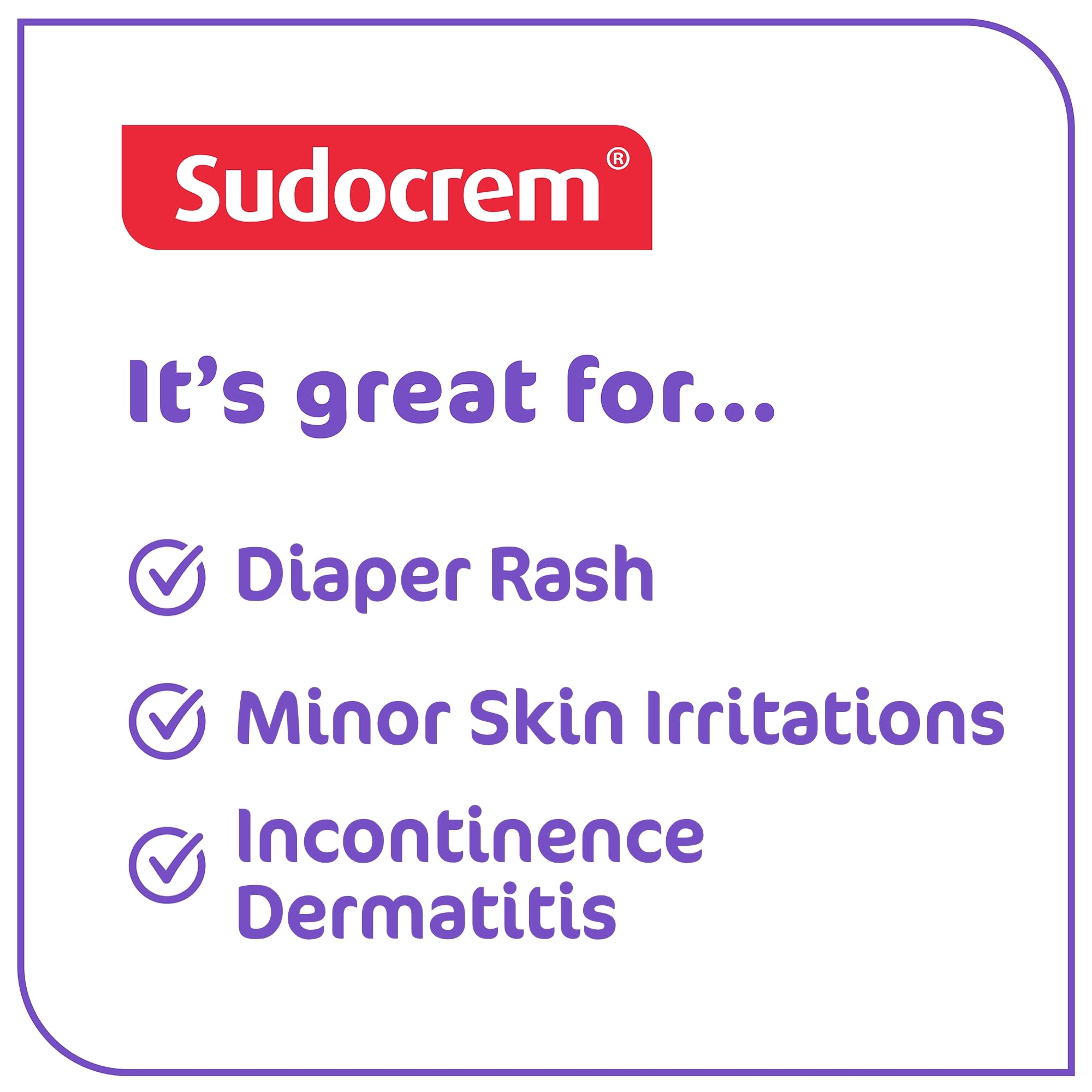 Sudocrem - Diaper Rash Cream for Baby, Soothes, Heals, and Protects, Relief and Treatment of Diaper Rash, Zinc Oxide Cream - 250g