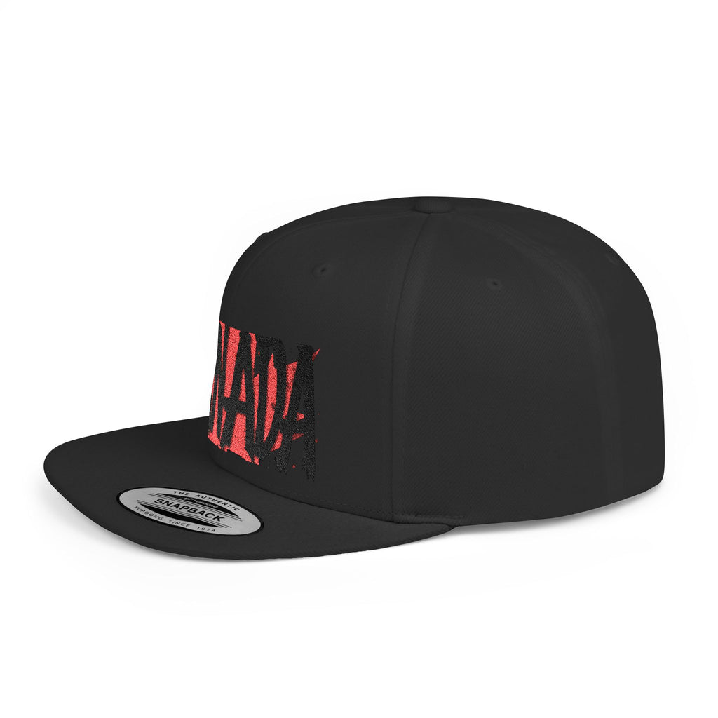 Canada Flat Bill Snapback Cap, Trendy Canada Hat, Stylish Gift, casquette