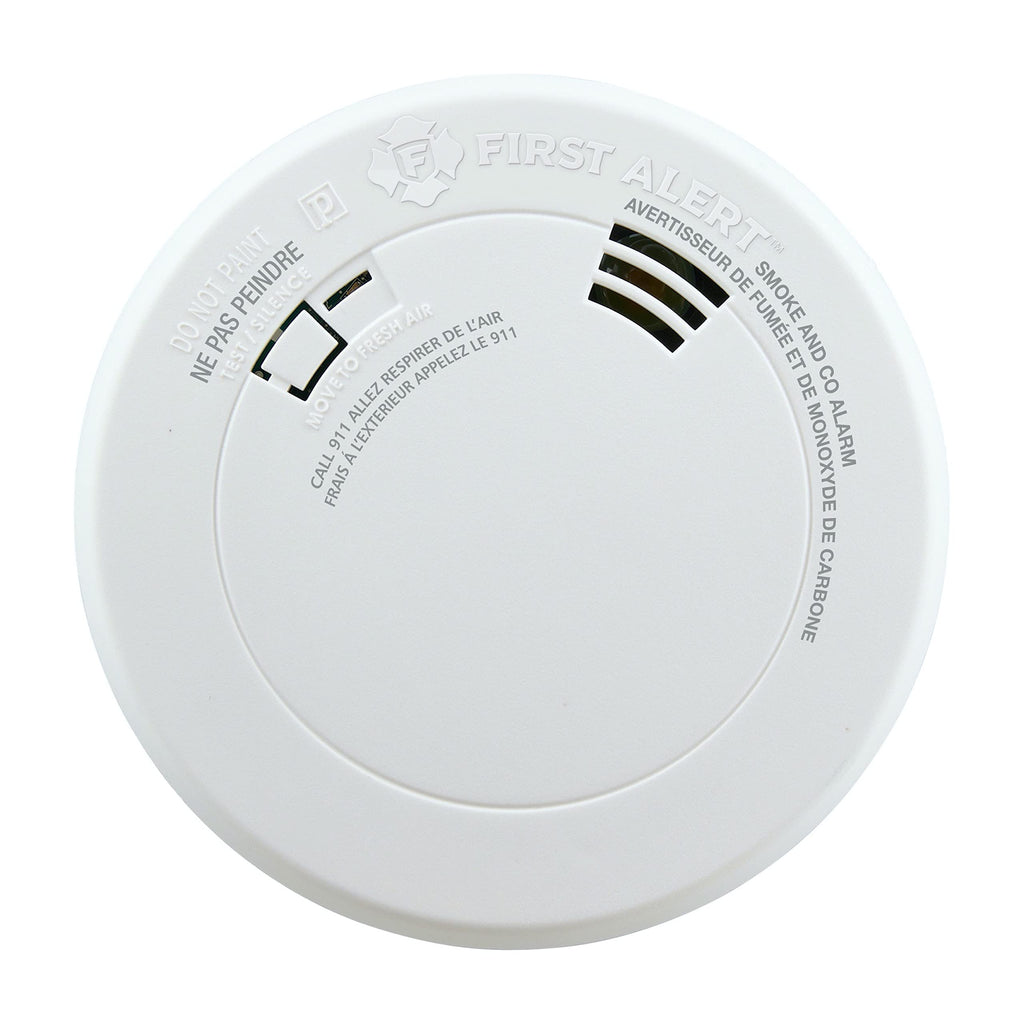 First Alert 10 Year Battery Smoke and Carbon Monoxide Alarm with Voice Alert, White, PRC710VA-6