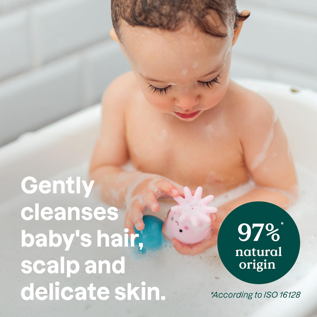 ATTITUDE Baby 2-in-1 Shampoo and Body Wash, Made in Canada, EWG Verified, Dermatologically Tested, Vegan, Good Night, 473 mL