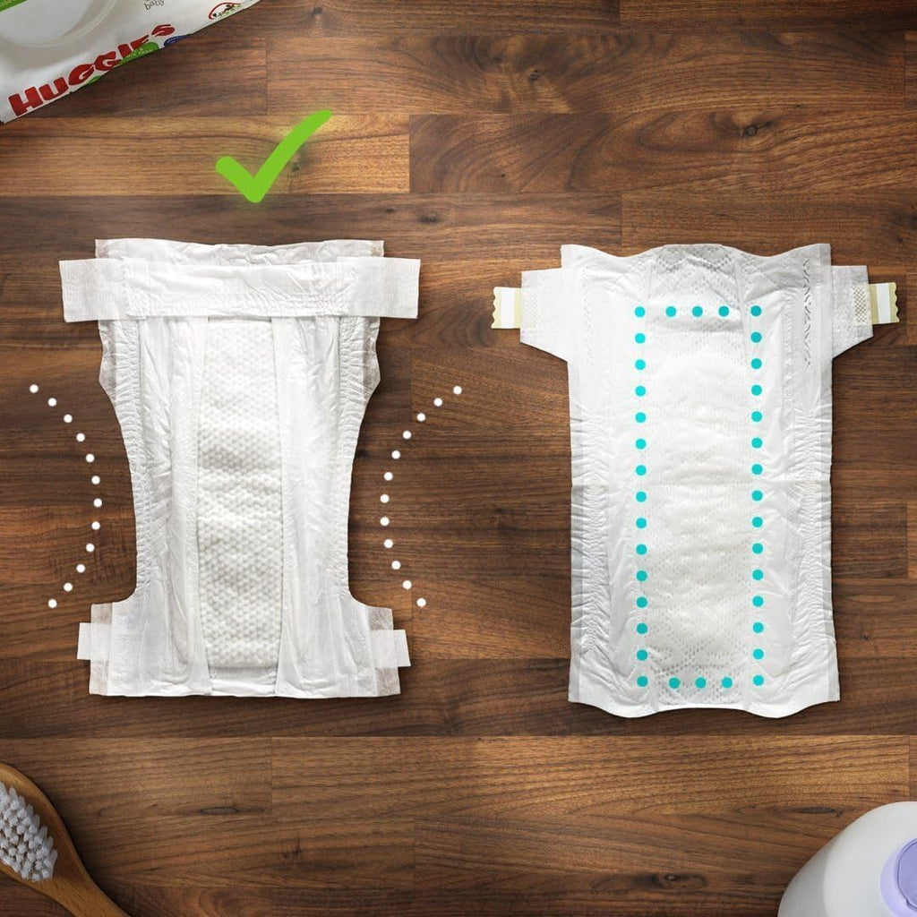 HUGGIES Newborn Diapers - HUGGIES Little Snugglers Disposable Baby Diapers, 84ct, Giga Pack