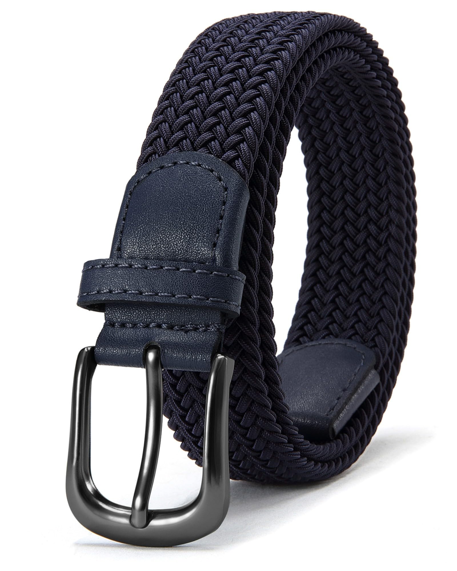 CHAOREN Woven Kids Belt, 1.2" Elastic Boys Belt for Sport, Casual Youth Baseball Belt