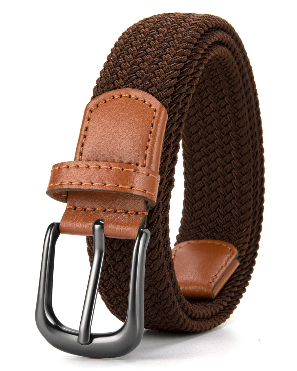 CHAOREN Woven Kids Belt, 1.2" Elastic Boys Belt for Sport, Casual Youth Baseball Belt