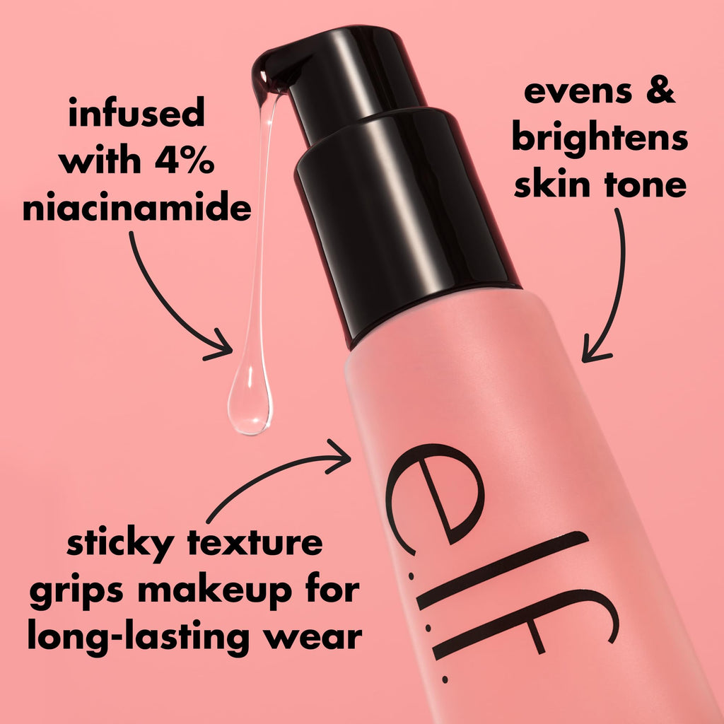 e.l.f. Power Grip Primer, Gel-Based & Hydrating Face Primer for Smoothing Skin & Gripping Makeup, Moisturizing & Priming, Vegan & Cruelty-Free, 0.811 Fl Oz