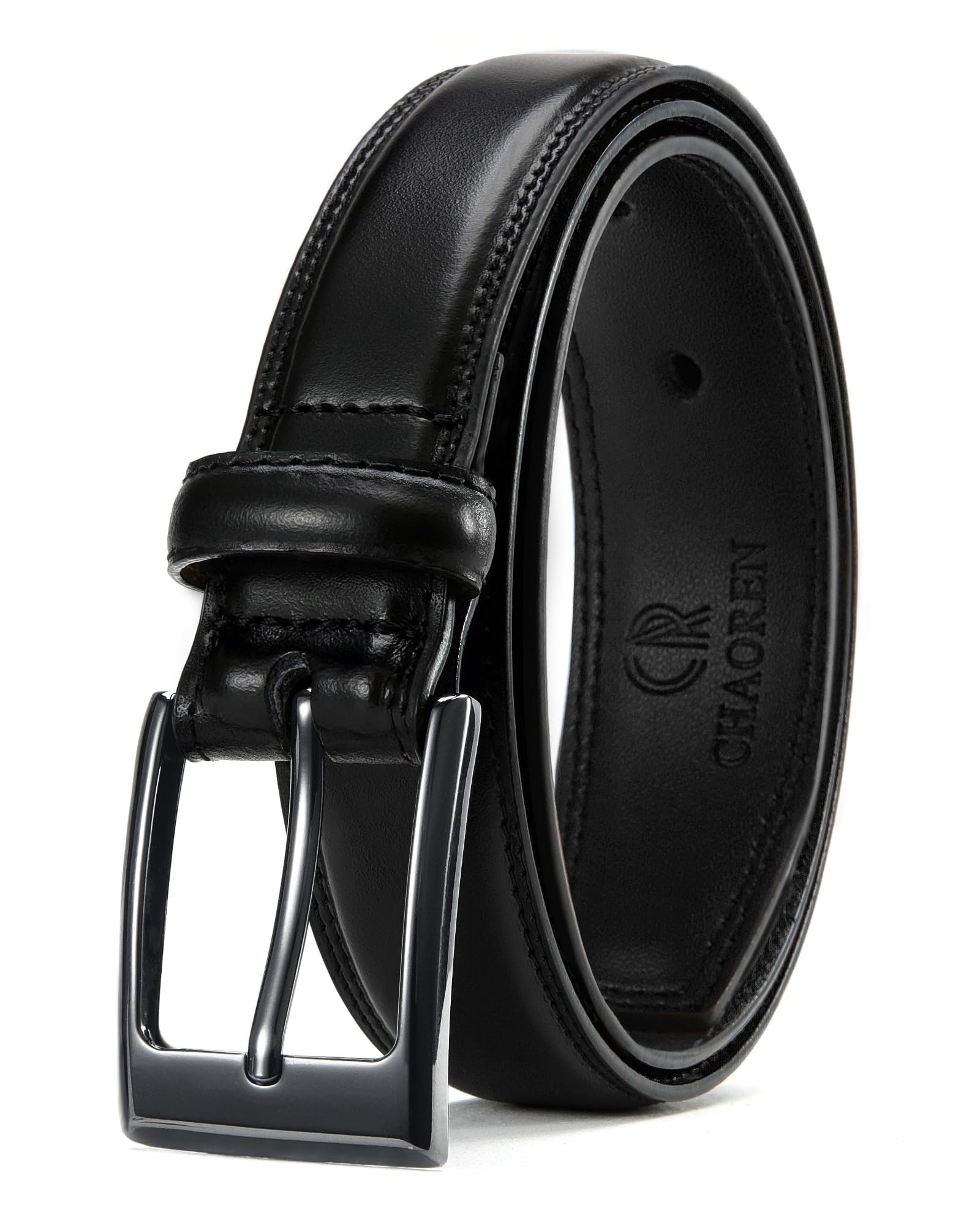 CHAOREN Kids Belt - 1 1/8" Leather Boys Belt for Dress - Perfect Companion to Youth Formal Outfit