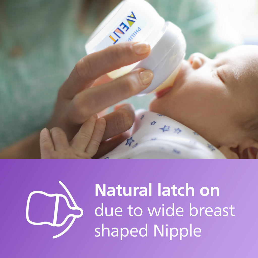 Philips Avent Natural Response Nipples, Extra Fast Flow (Flow 5), 6m+, 4-pack, SCY965/44