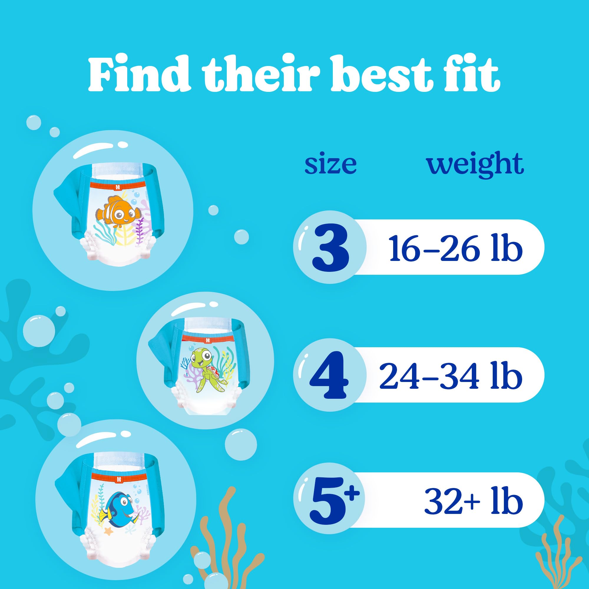 HUGGIES Swim Diapers, Size 5-6 Large, Huggies Little Swimmers Disposable Swimpants, 17 ct ( Packaging may vary )