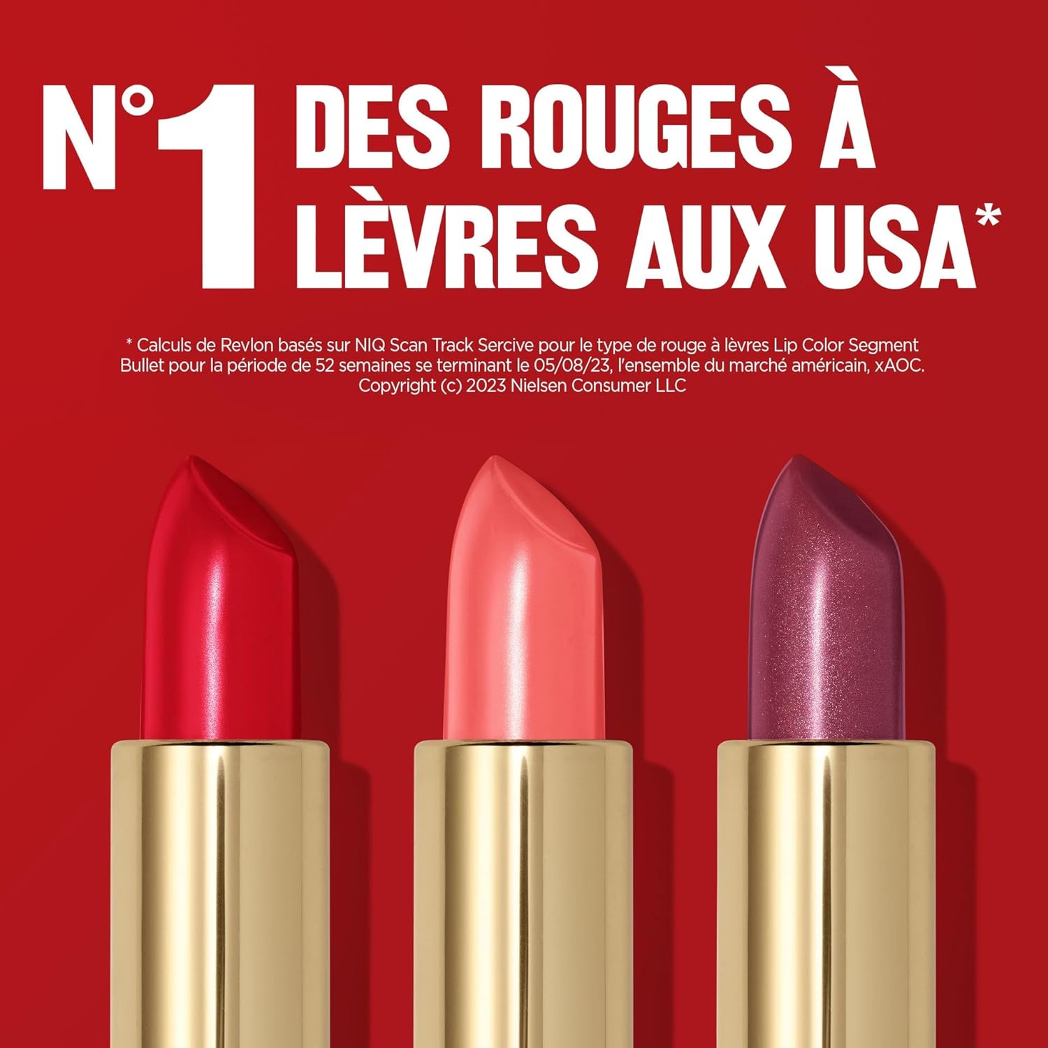 REVLON Lipstick, Super Lustrous Lipstick, Creamy Formula For Soft, Fuller-Looking Lips, Moisturized Feel, 755 Bare It All, 0.15 oz