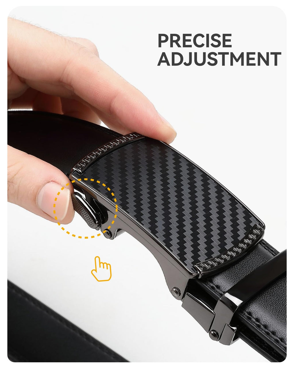 CHAOREN Kids Belt, 1 1/4" Ratchet Boys Belt with Dress Leather, Adjustable for Casual and Formal Wear