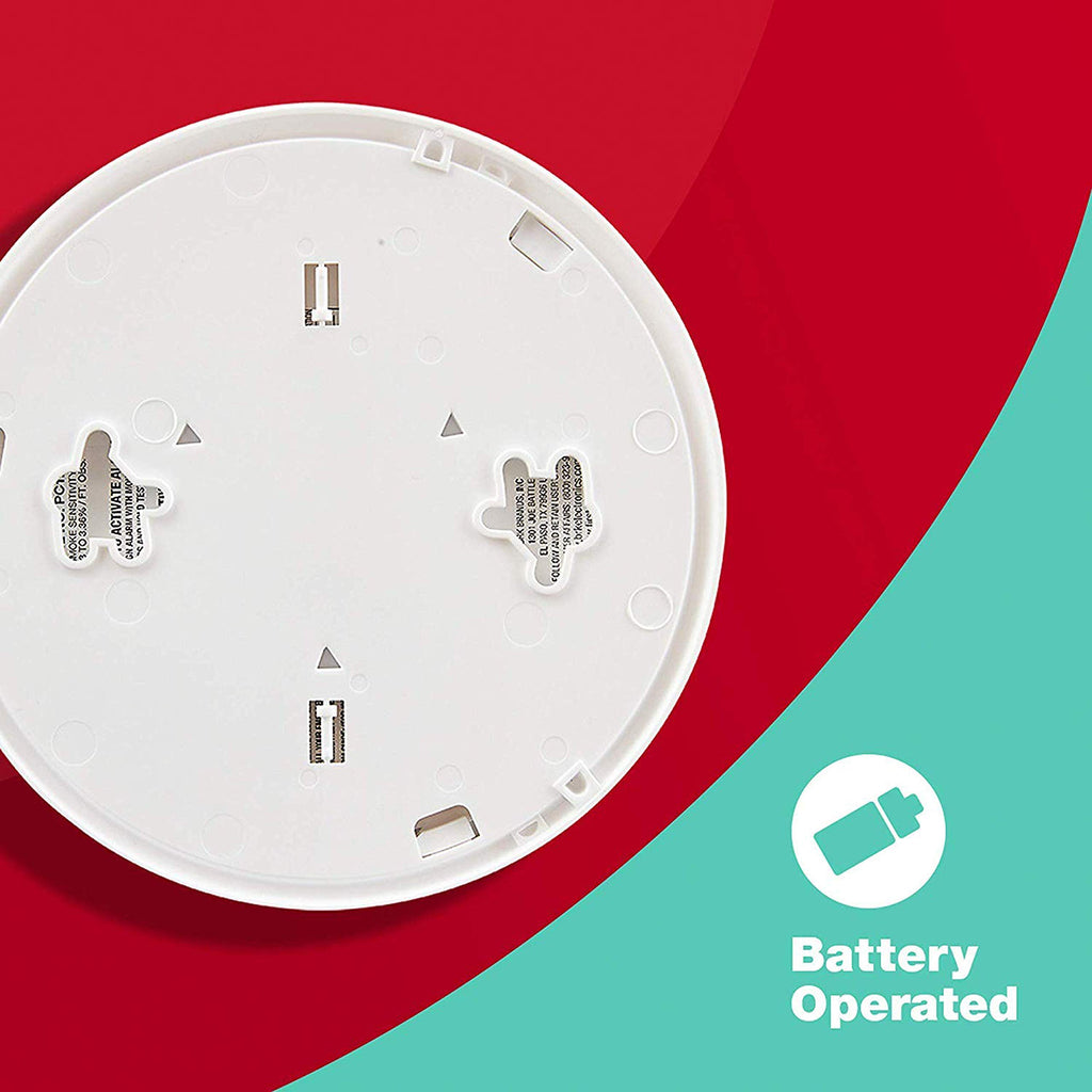 First Alert 10 Year Battery Smoke and Carbon Monoxide Alarm with Voice Alert, White, PRC710VA-6