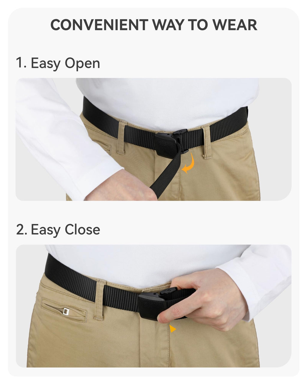 CHAOREN Baseball Kids Belt, 1.25" Nylon Boys Tactical Belt, Adjustable for Golf And Softball