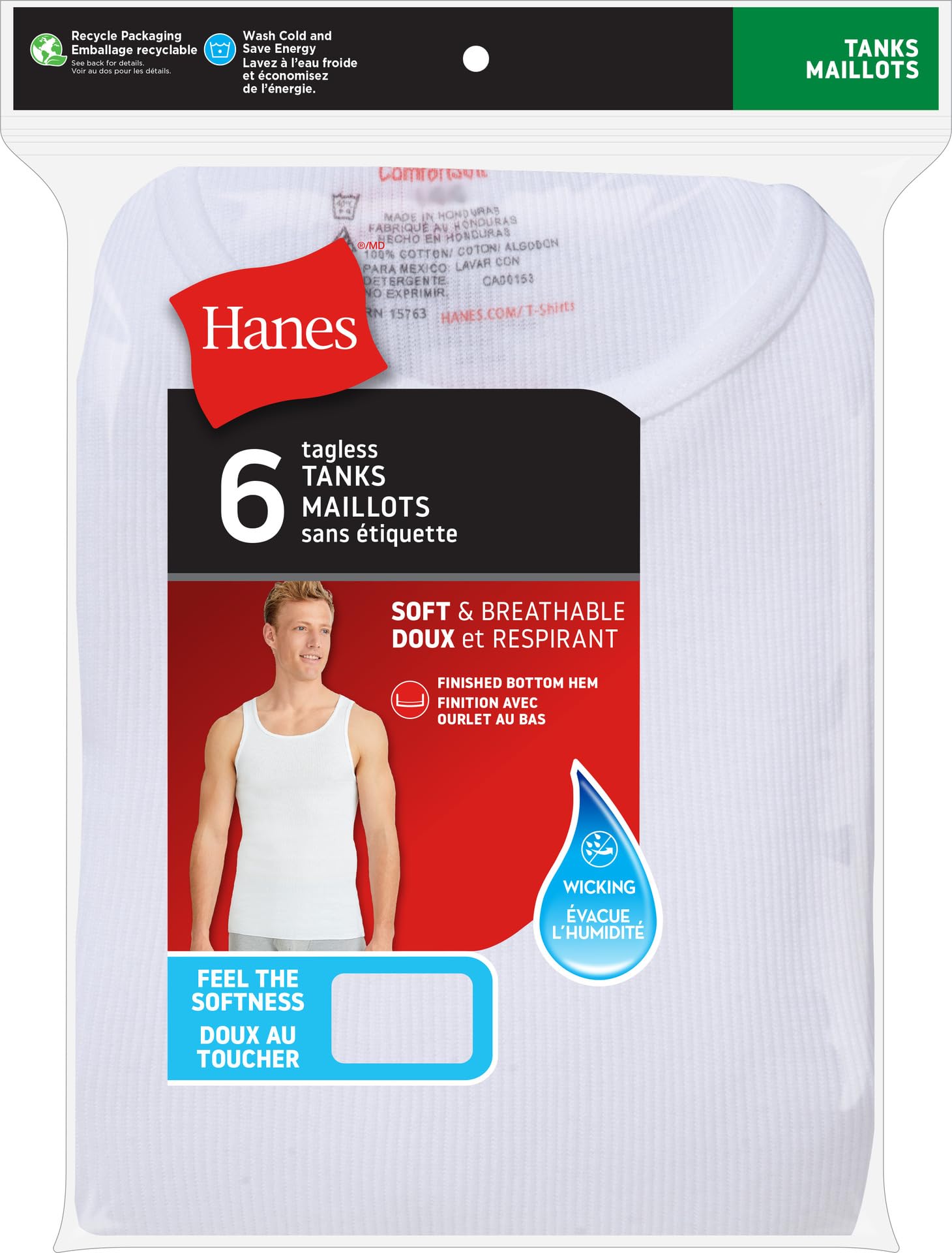 Hanes Men’s Ribbed Tank