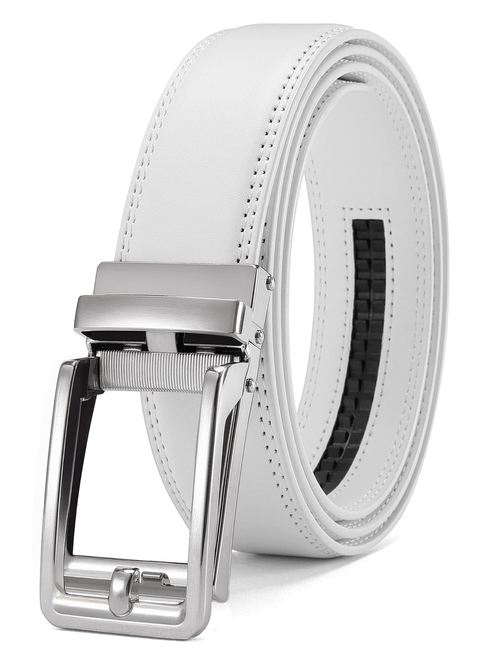 CHAOREN Ratchet Belts Men, 1 3/8" Mens Belts Leather Buckley Belt, Perfect Companion to Men's Oxfords