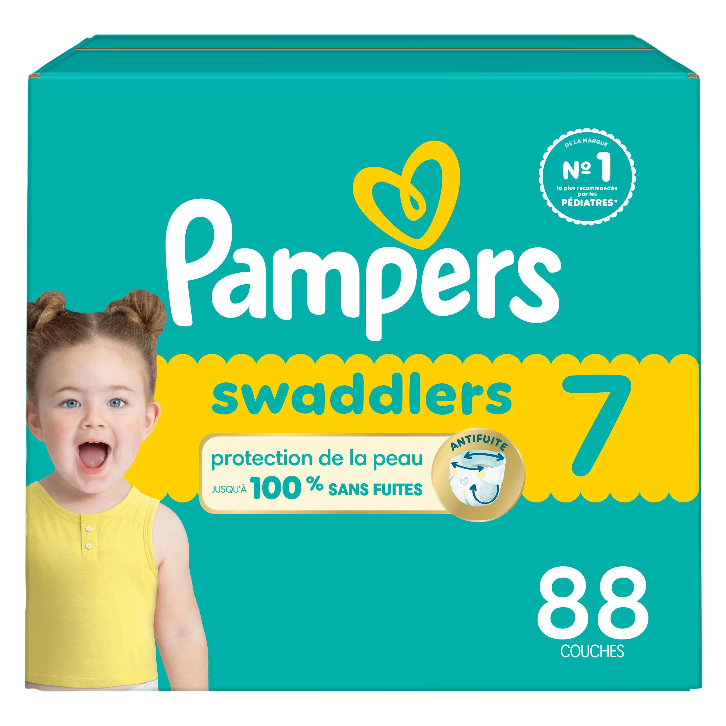 Pampers Swaddlers Diapers, Size 4 (15-34 lbs), 150 Count, Absorbent, Keeps Baby Dry and Comfortable, Skin Safe Disposable Baby Diaper