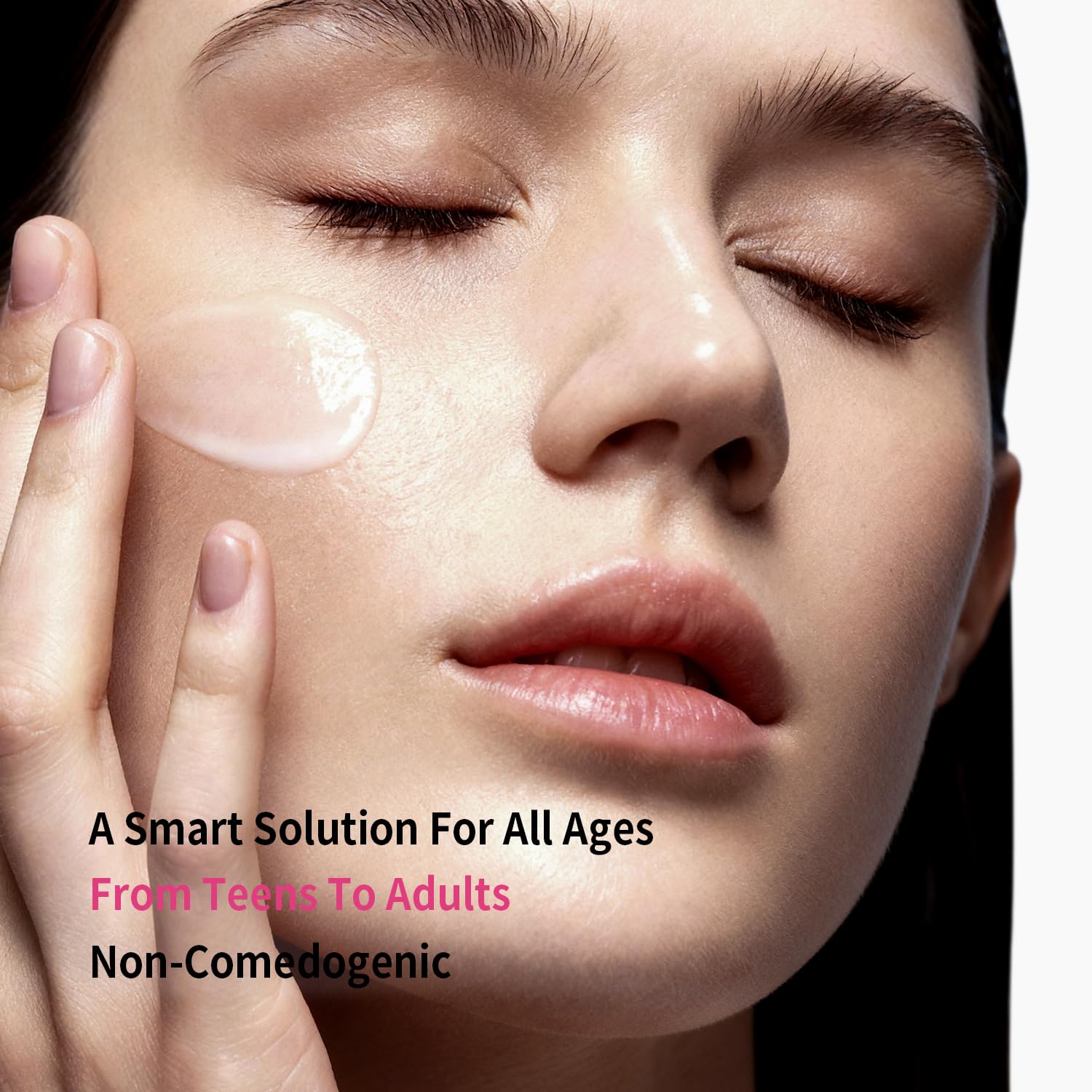 Crème visage RAZUYEN appliquée sur le visage, sensation d’hydratation
