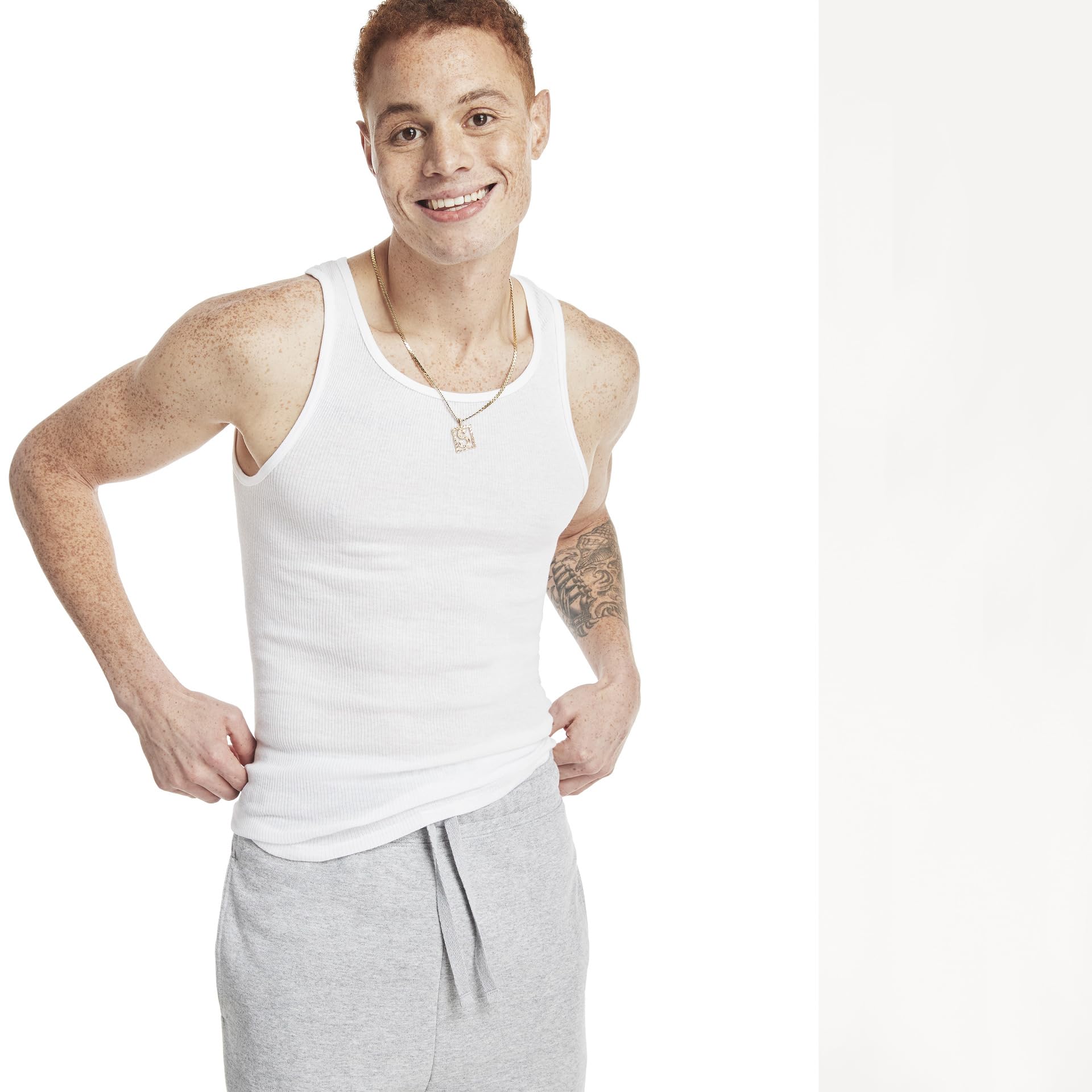 Hanes Men’s Ribbed Tank