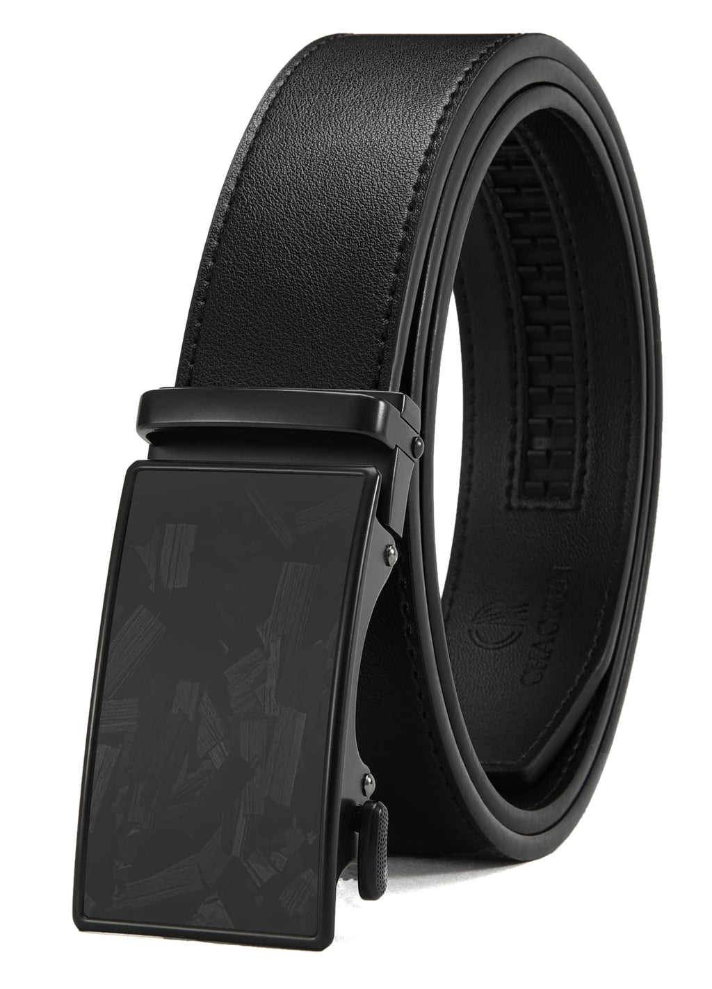 CHAOREN Ratchet Belts Men, 1 3/8" Mens Belts Leather for Dress, Micro Adjustable Fit Everywhere