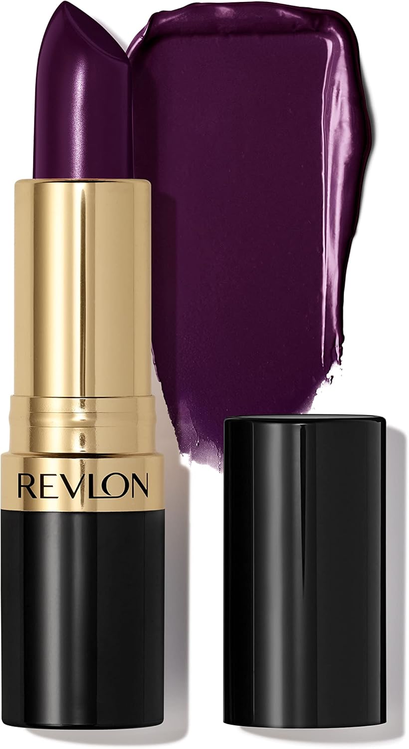 REVLON Lipstick, Super Lustrous Lipstick, Creamy Formula For Soft, Fuller-Looking Lips, Moisturized Feel, 755 Bare It All, 0.15 oz