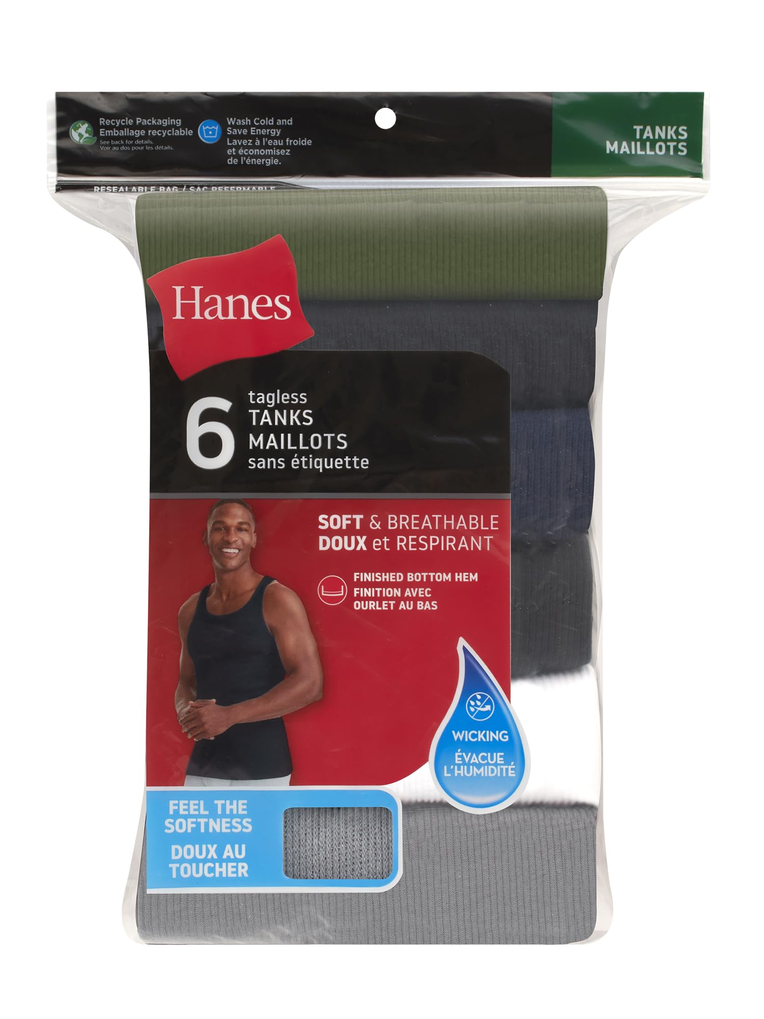 Hanes Men’s Ribbed Tank