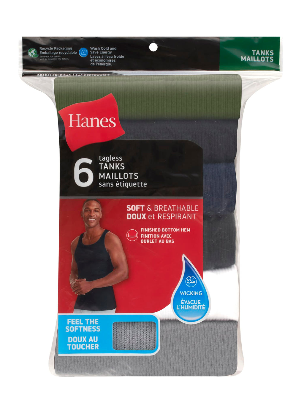 Hanes Men’s Ribbed Tank