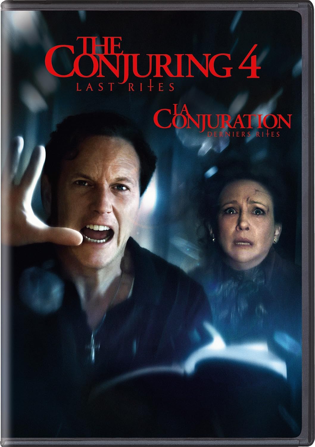 Boîtier DVD The Conjuring 4 : Last Rites, couverture avec deux acteurs