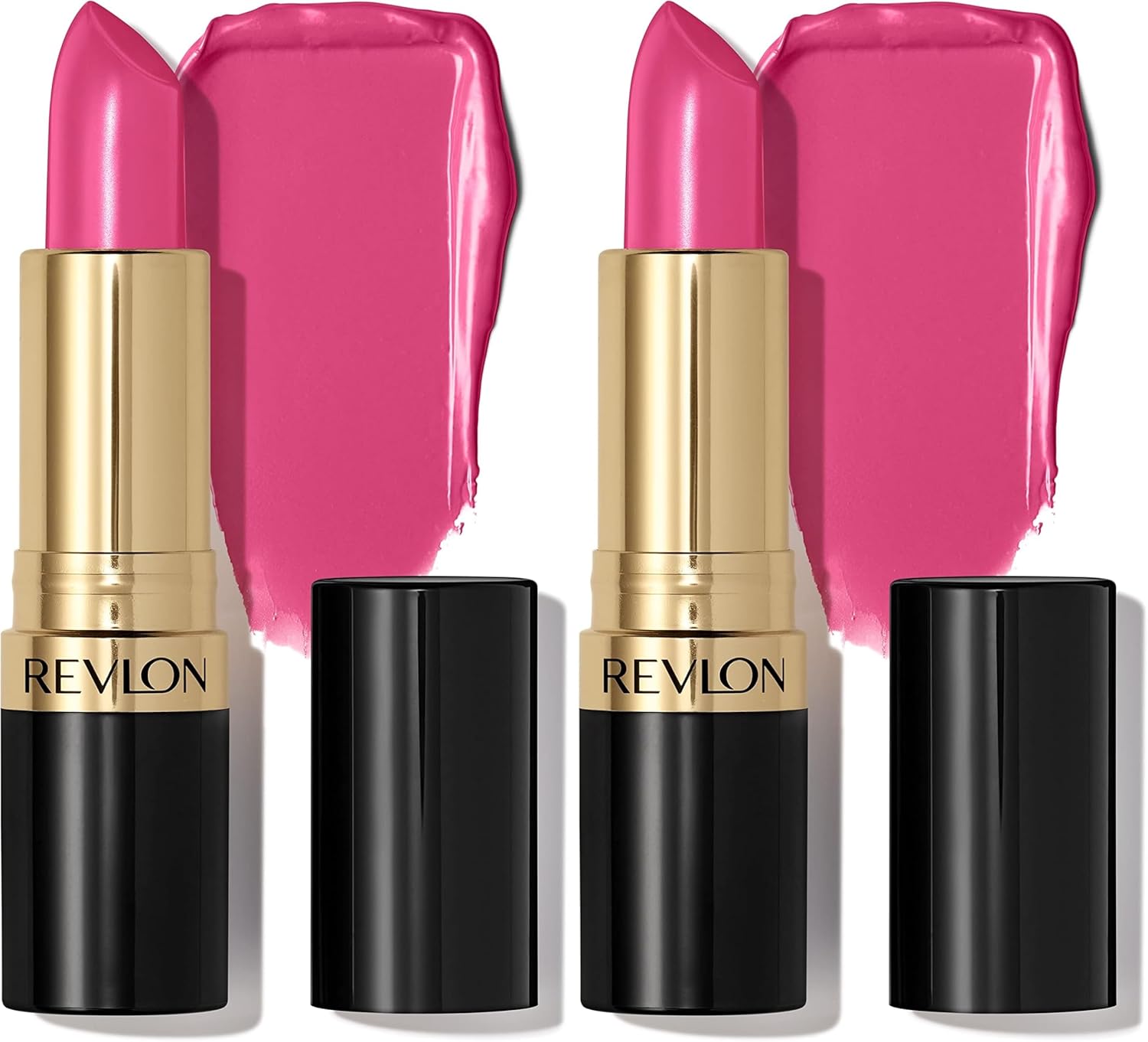 REVLON Lipstick, Super Lustrous Lipstick, Creamy Formula For Soft, Fuller-Looking Lips, Moisturized Feel, 755 Bare It All, 0.15 oz