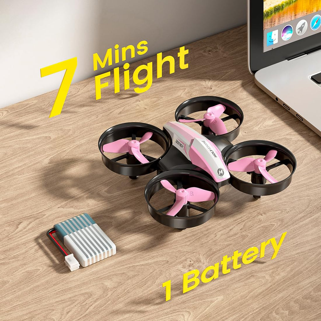 Holy Stone Mini Drone for Kids and Beginners RC Nano Quadcopter Indoor Small Helicopter Plane with Auto Hovering, 3D Flip, Headless Mode and 3 Batteries, Great Gift Toy for Boys and Girls