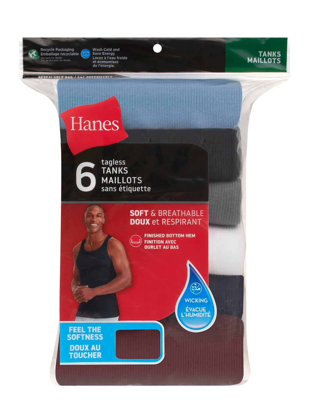 Hanes Men’s Ribbed Tank