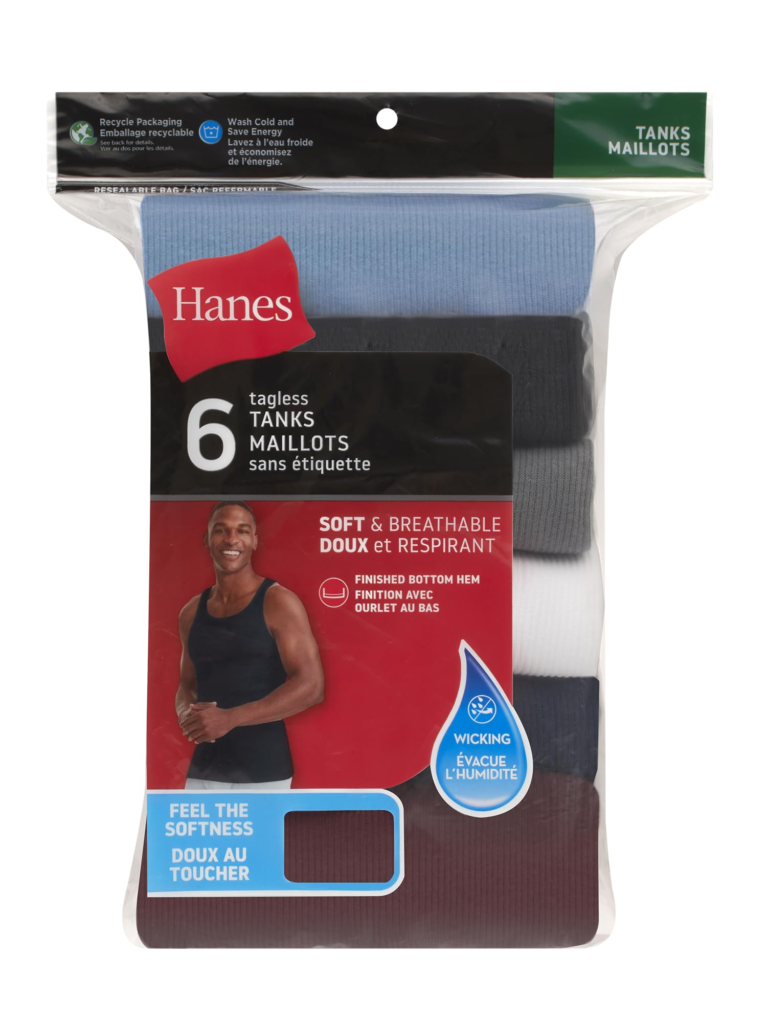 Hanes Men’s Ribbed Tank