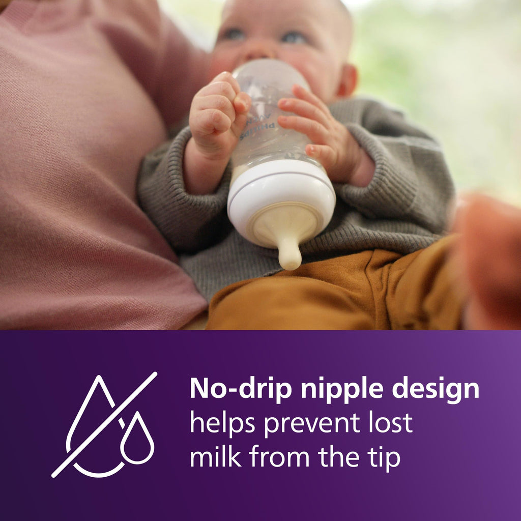 Philips Avent Natural Response Nipples, Extra Fast Flow (Flow 5), 6m+, 4-pack, SCY965/44