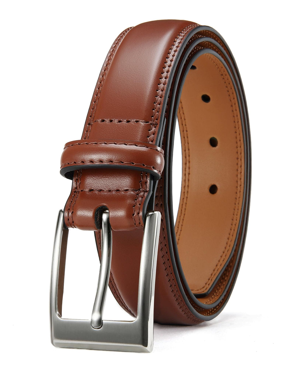 CHAOREN Leather Belts for Men - 1 3/8" Dress Belts Men - Considerate Gift for Work Business Casual Jeans