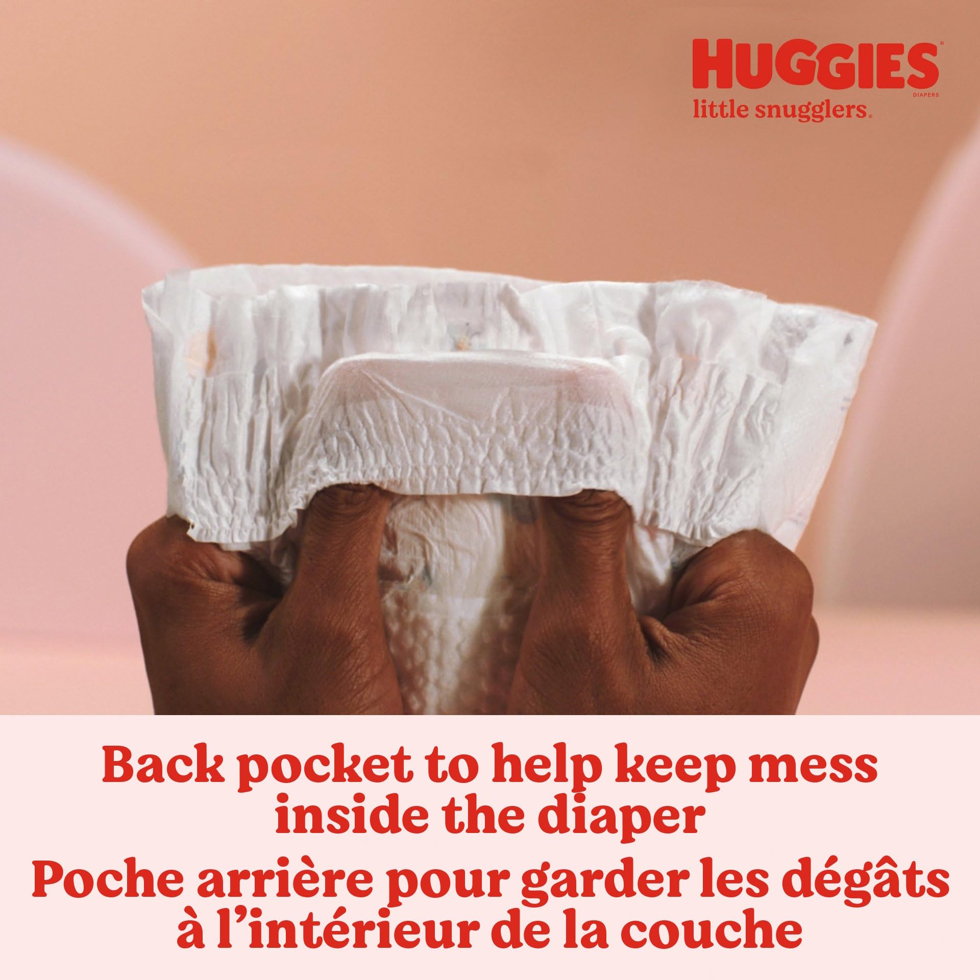 HUGGIES Newborn Diapers - HUGGIES Little Snugglers Disposable Baby Diapers, 84ct, Giga Pack