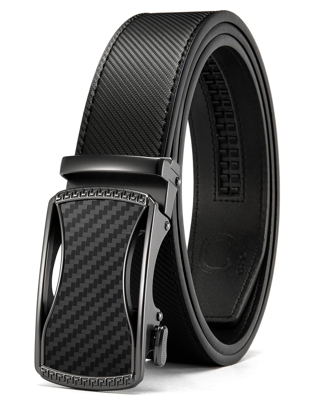 CHAOREN Mens Belt Leather Belts for Men Ratchet Belt, Customizable Fit (35mm)