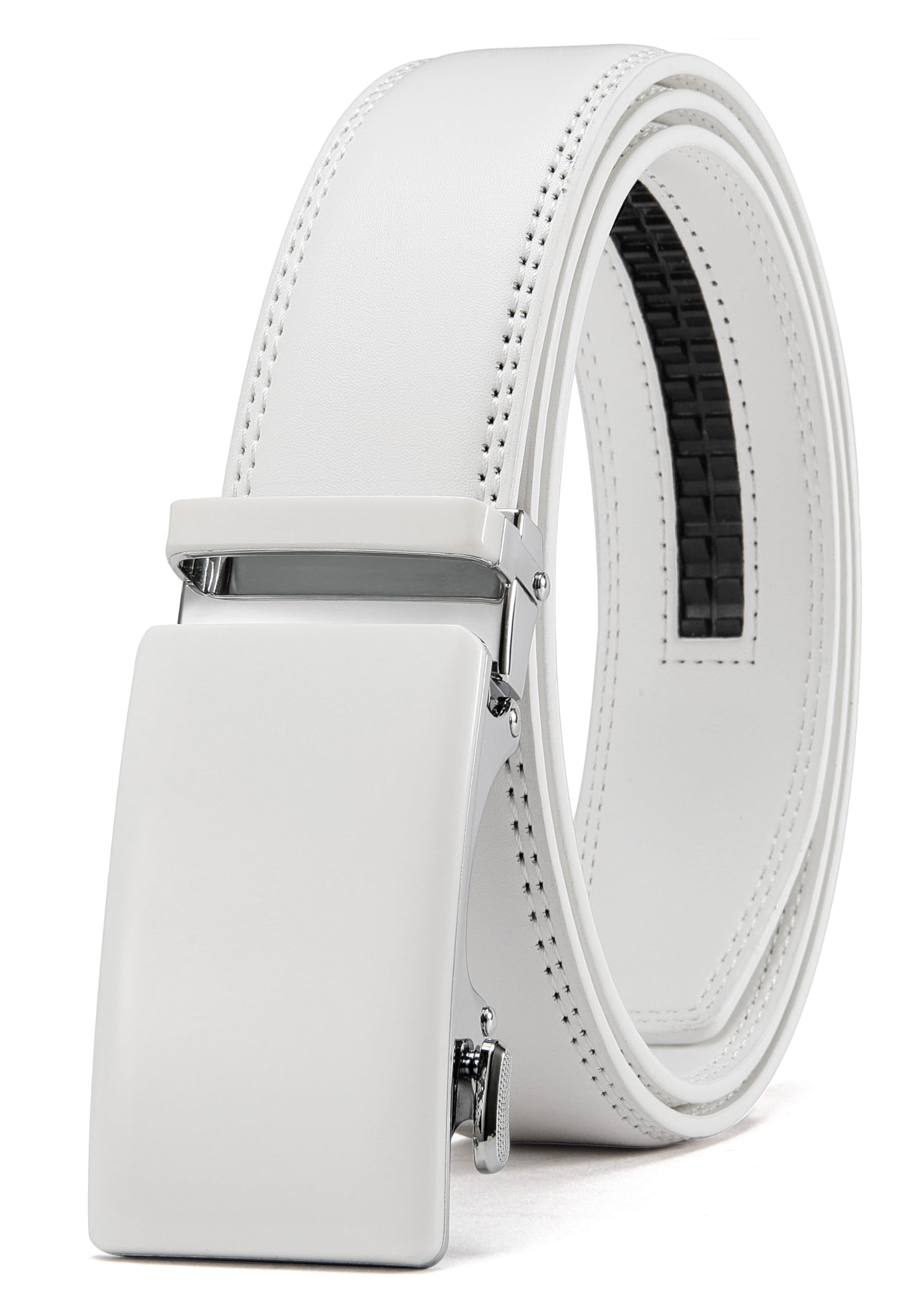 CHAOREN Ratchet Belts Men, 1 3/8" Mens Belts Leather for Dress, Micro Adjustable Fit Everywhere