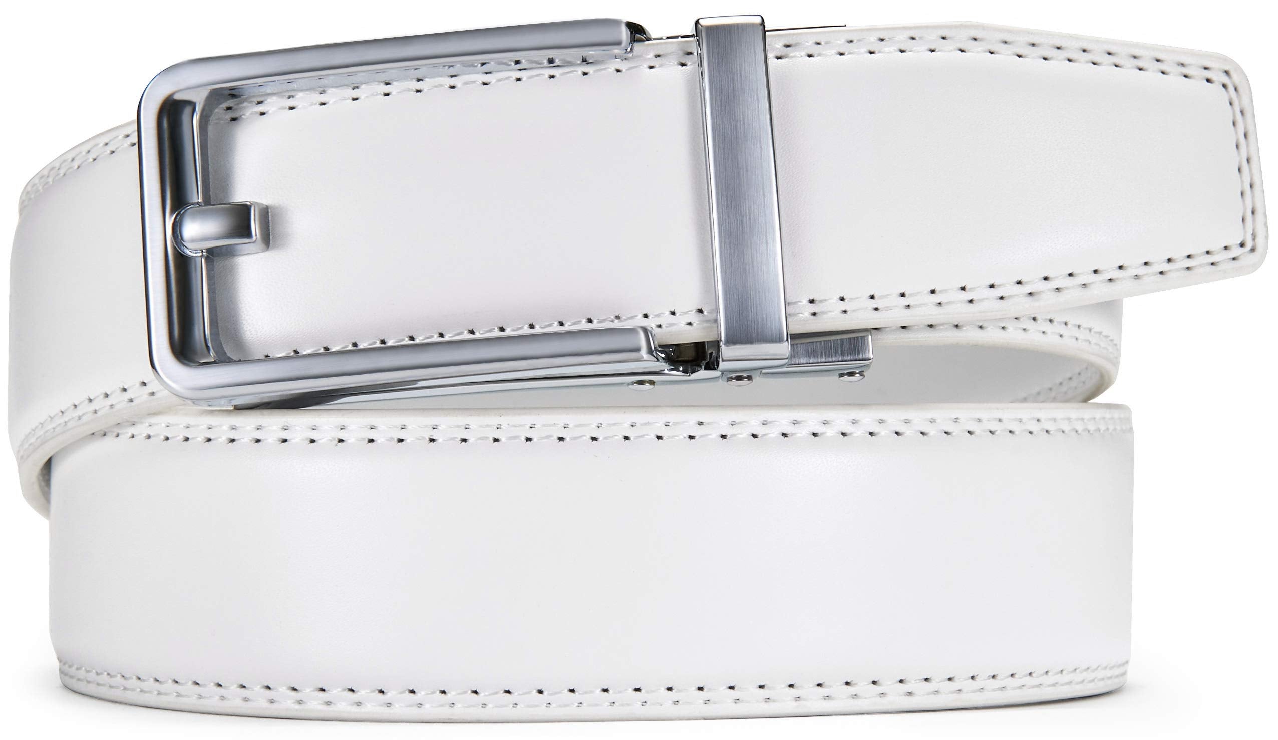 CHAOREN Ratchet Belts Men, 1 3/8" Mens Belts Leather Buckley Belt, Perfect Companion to Men's Oxfords