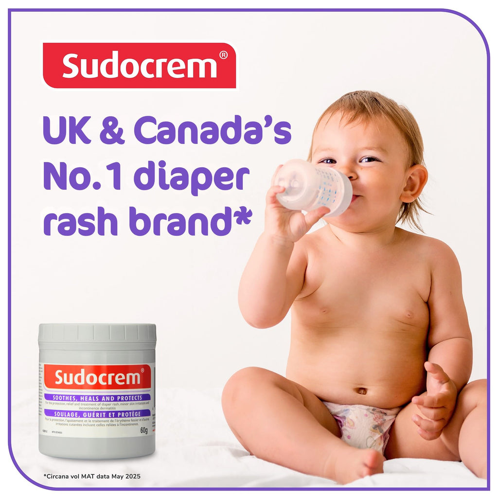Sudocrem - Diaper Rash Cream for Baby, Soothes, Heals, and Protects, Relief and Treatment of Diaper Rash, Zinc Oxide Cream - 250g