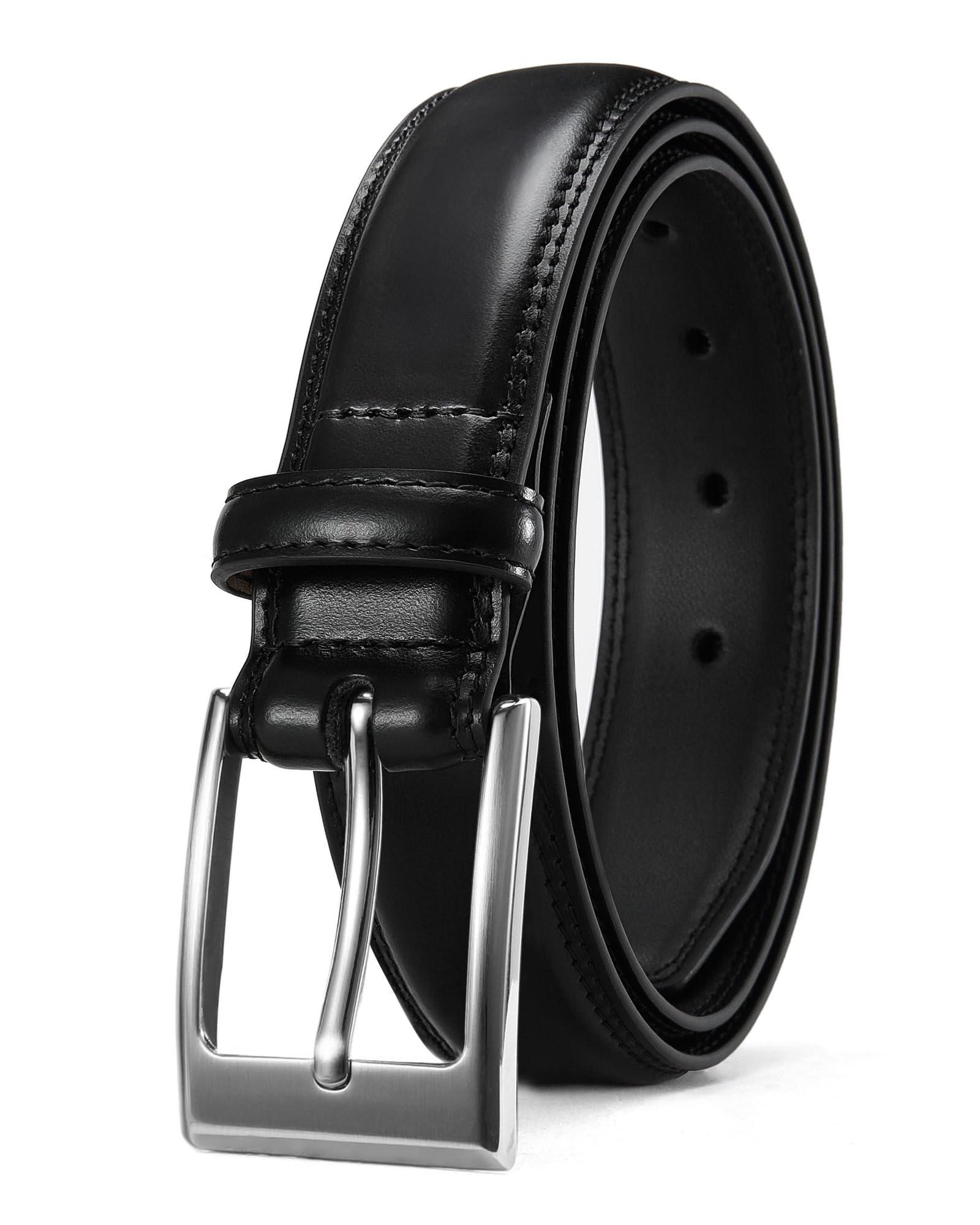 CHAOREN Leather Belts for Men - 1 3/8" Dress Belts Men - Considerate Gift for Work Business Casual Jeans