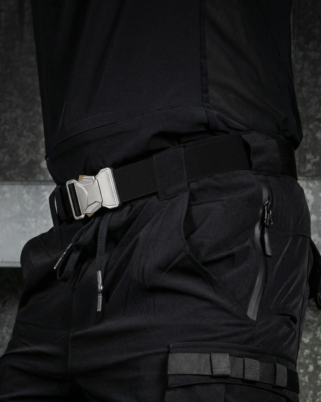 CHAOREN Tactical Belt Men - 1.5" Nylon Stretch Military Mens Belt - Quick Release for Work Heavy Duty