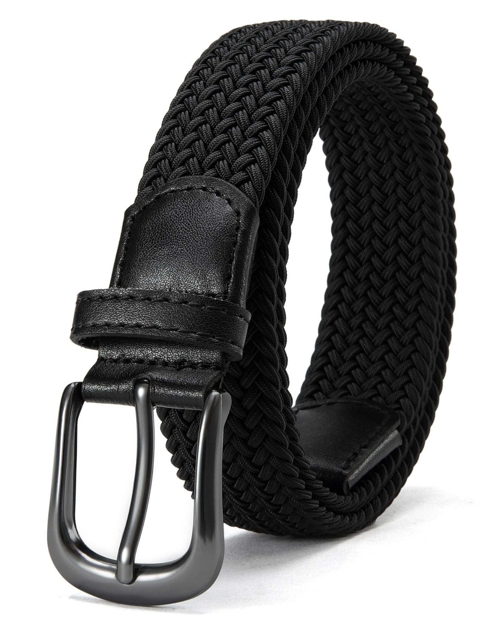 CHAOREN Woven Kids Belt, 1.2" Elastic Boys Belt for Sport, Casual Youth Baseball Belt