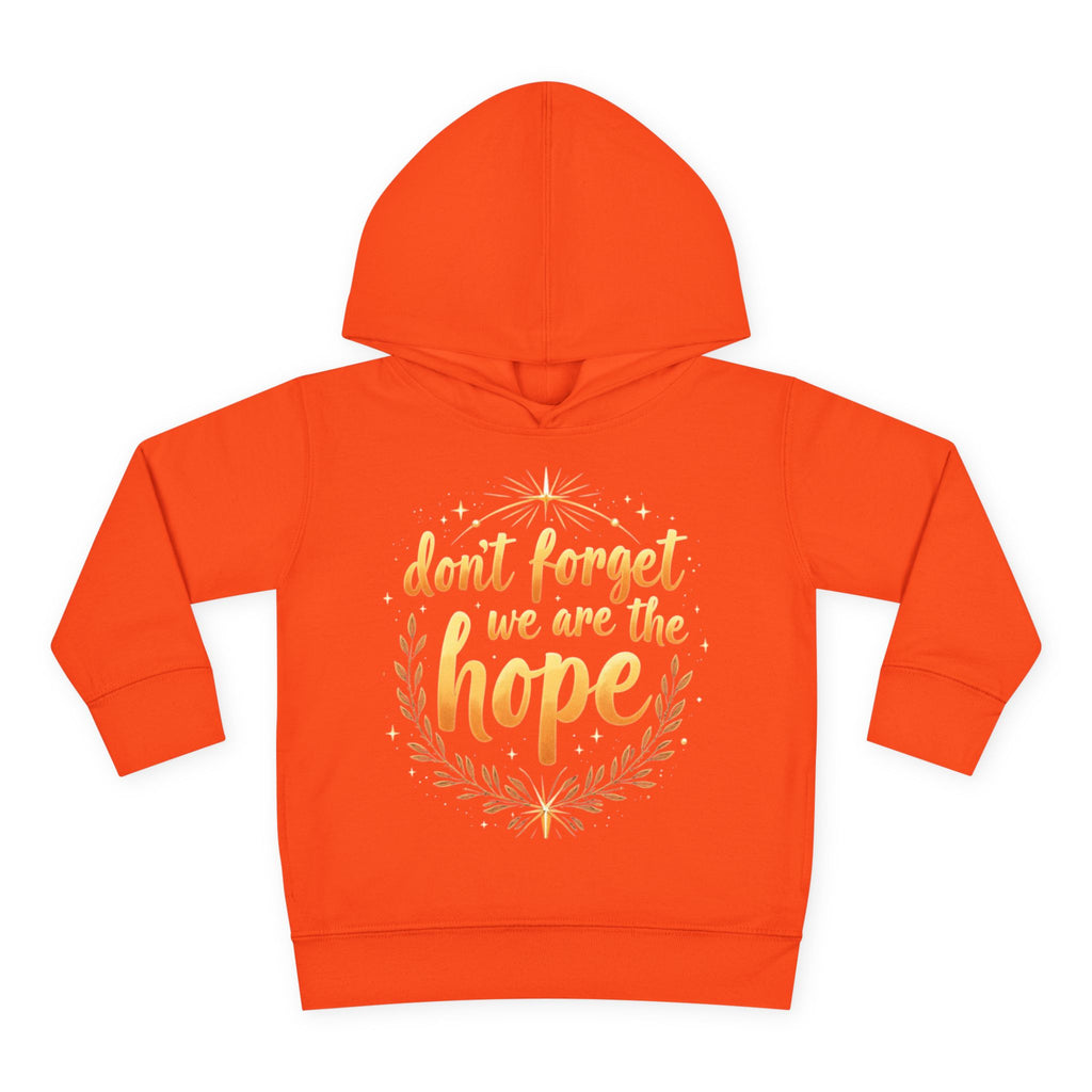 Hopeful Toddler Pullover Fleece Hoodie, Cute Youth Sweatshirt, Inspirational Kids Gear, Cozy Children’s Apparel, Perfect Gift for Birthdays